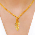 Elegant Hearts Tassel Necklace Set