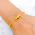 Charming Reflective Gold 22k Gold Bracelet