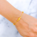 Fancy Gold Bead 22k Gold Bracelet
