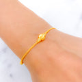 Delicate Smooth 22k Gold Bracelet