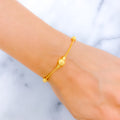 Classic Orb 22k Gold Bracelet