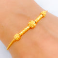 Unique Barrel 22k Gold Bracelet