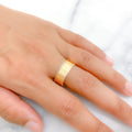 Contemporary 22k Gold Tasteful Adjustable Ring