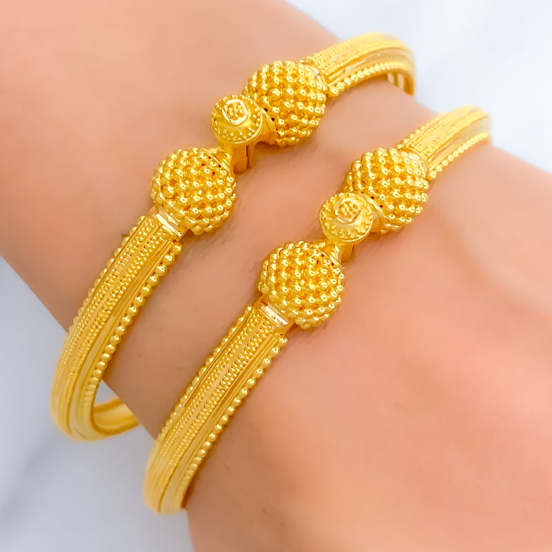 22k-gold-regal-beaded-pipe-bangles