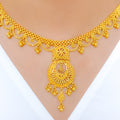 Unique Hanging 22k Gold Chand Set