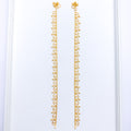 Hanging Bead 22k Gold Anklet Pair