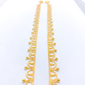 Hanging Bead 22k Gold Anklet Pair