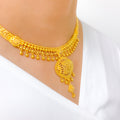 Stylish Sophisticated 22k Gold Medium Set