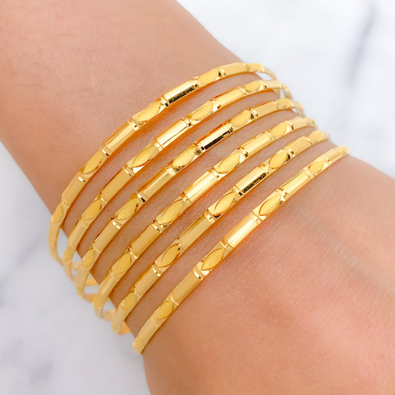 Glamourous Yellow Gold Bangles - payment 1