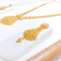 Royal Reflective 22k Gold Long Set