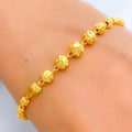 Glistening Faceted Bead Bracelet