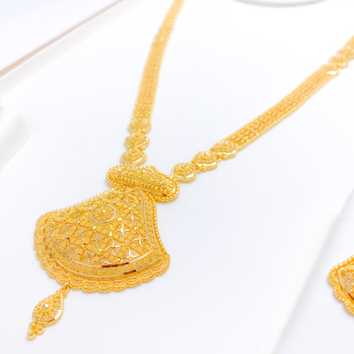 Royal Reflective 22k Gold Long Set