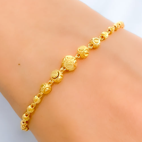 Radiant Round Orb Bracelet