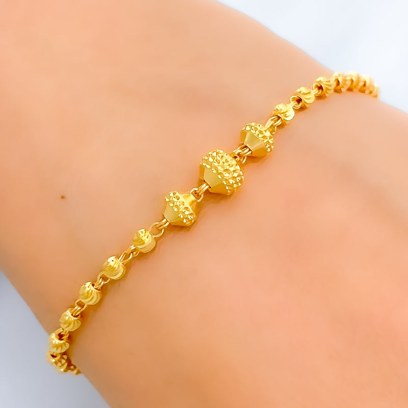 Dressy Disco Gold Bracelet