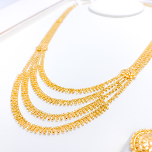 Classic Four Lara 22k Gold Long Set