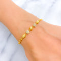 Two Tone Star Accented Bracelet