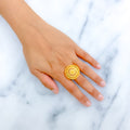 22k-gold-Decorative Mandala Gold Ring