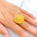 22k-gold-Decorative Mandala Gold Ring