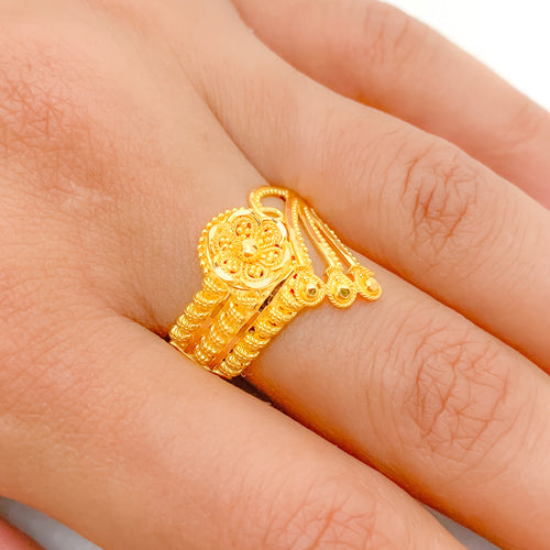 Ornate Yellow Gold Ring