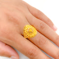 Chic Yellow Gold Ring