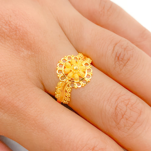 Fine Petite Yellow Gold Ring