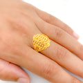 Glossy Yellow Gold Ring