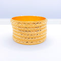 Custom 22k Gold Bangles - Nurein Kassam
