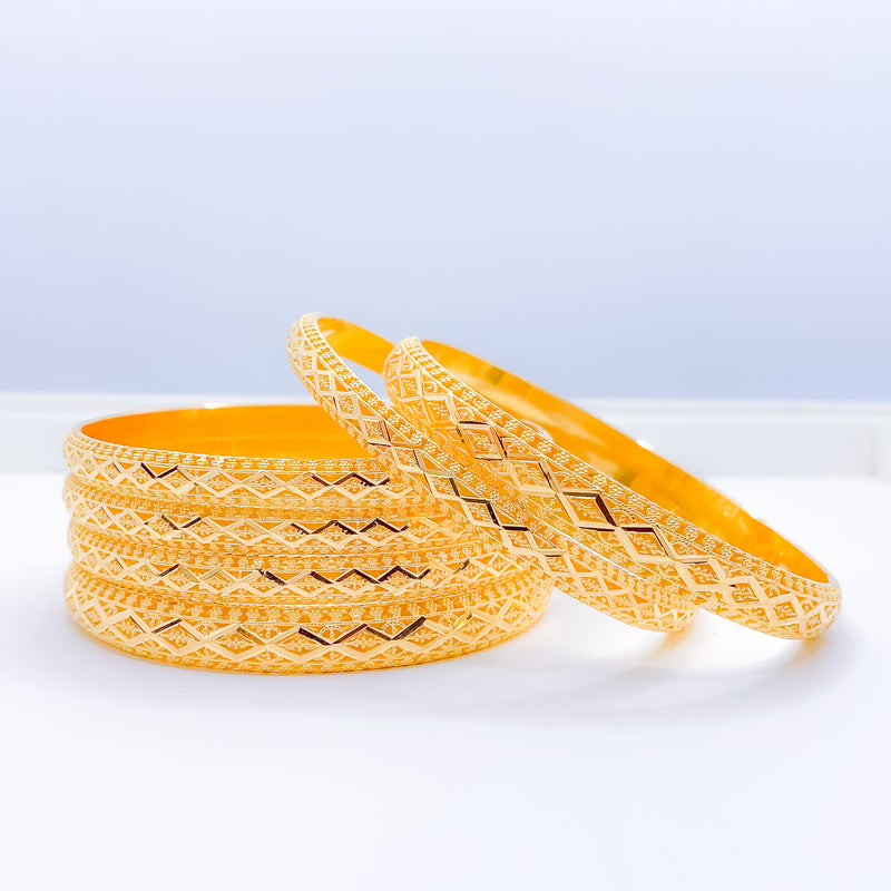 Custom 22k Gold Bangles - Nurein Kassam