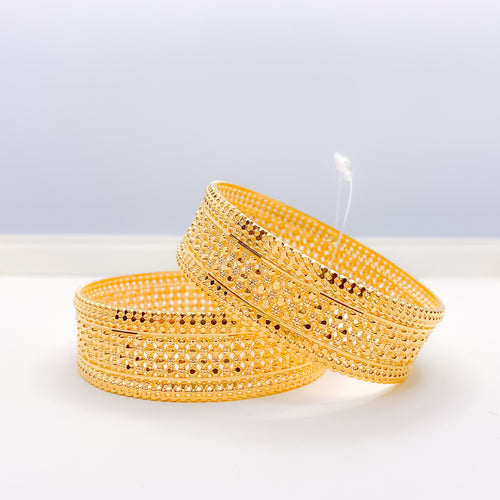 Beautiful Wide Bangle Pair