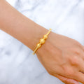 Dressy Yellow 22k Gold Bangle Bracelet