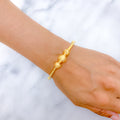 Stylish Criss Cross 22k Gold Bangle Bracelet