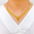 Refined V-Shape Chand 22k Gold Set