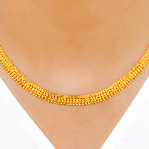 Lightweight Choker 22k Gold Set