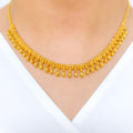 Classic Intricate Choker 22k Gold Set