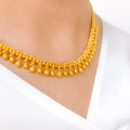 Classic Intricate Choker 22k Gold Set