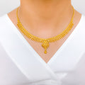 Traditional Ornate Choker 22k Gold Set