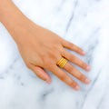 22k-gold-charming-leaf-accented-spiral-ring