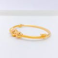 Modern Yellow Gold 22k Gold Bangle Bracelet