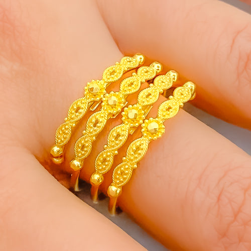 22k-gold-charming-leaf-accented-spiral-ring