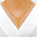 Ornate Beaded 22k Gold Drop Set