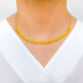 Smart Sleek Choker 22k Gold Set