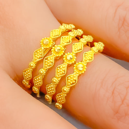 22k-gold-festive-floral-multi-bead-spiral-ring