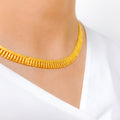 Smart Sleek Choker 22k Gold Set