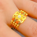22k-attractive-beaded-floral-ring