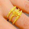 22k-gold-unique-tasseled-flower-spiral-ring