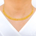 Lightweight Contemporary 22k Gold Choker