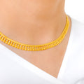 Lightweight Contemporary 22k Gold Choker