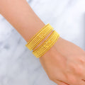 22k-gold-extravagant-netted-chequered-bangles