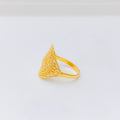 Gorgeous Floral Yellow Gold Ring