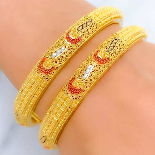 22k-gold-shimmering-vibrant-filigree-bangle-pair